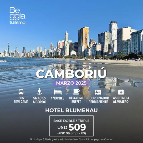 Camboriú Bus: Hotel Blumenau 3*