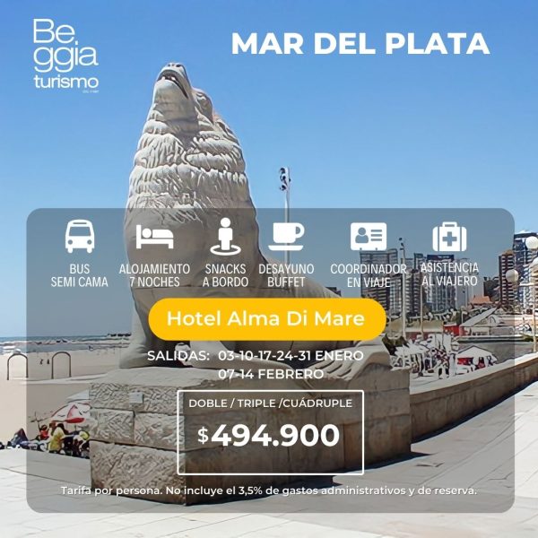 Mar del Plata Bus: Hotel Alma di Mare